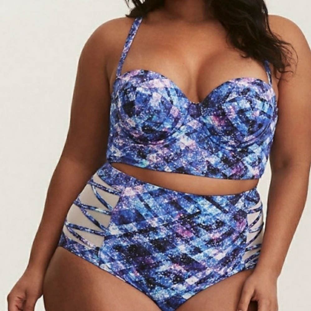 Torrid Galaxy Swimsuit Set